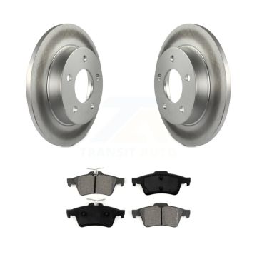 Rear Coated Disc Brake Rotors And Semi-Metallic Pads Kit For Mazda 3 Sport KGS-101339