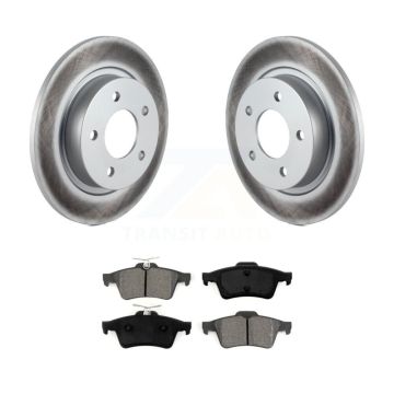 Rear Coated Disc Brake Rotors And Semi-Metallic Pads Kit For Mazda 3 Sport KGS-101341