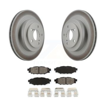 Rear Coated Disc Brake Rotors And Semi-Metallic Pads Kit For Subaru Legacy KGS-101353