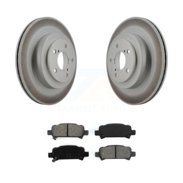 Rear Coated Disc Brake Rotors And Semi-Metallic Pads Kit For Subaru Legacy KGS-101354