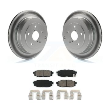Rear Coated Disc Brake Rotors And Semi-Metallic Pads Kit For Subaru Tribeca B9 KGS-101360