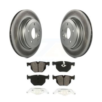 Rear Coated Disc Brake Rotors And Semi-Metallic Pads Kit For BMW 530i 525i 528i KGS-101361
