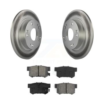 Rear Coated Disc Brake Rotors And Semi-Metallic Pads Kit For Honda Civic Acura CSX ILX KGS-101364