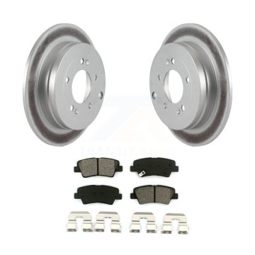 Rear Coated Disc Brake Rotors And Semi-Metallic Pads Kit For Kia Amanti Hyundai Azera KGS-101365