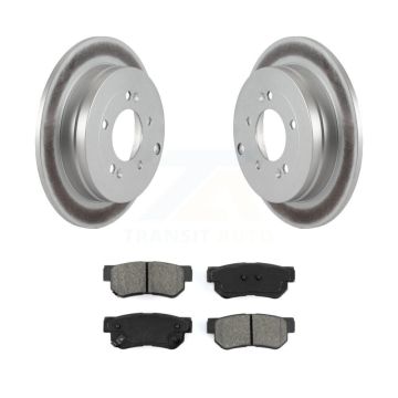 Rear Coated Disc Brake Rotors And Semi-Metallic Pads Kit For 2006-2009 Hyundai Azera KGS-101366