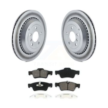 Rear Coat Brake Rotor Semi-Metallic Pad Kit For Mercedes-Benz ML350 GL350 R350 GL320 R320 KGS-101373