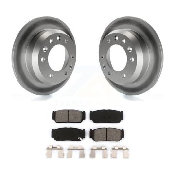 Rear Coat Brake Rotors Semi-Metallic Pad Kit For Hyundai Entourage Kia Sedona To 04/27/06 KGS-101378