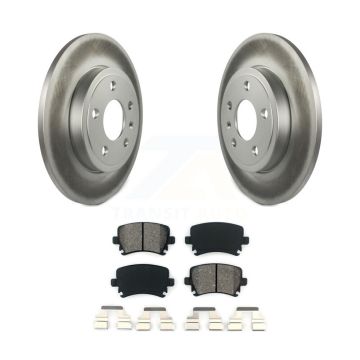 Rear Coated Disc Brake Rotors And Semi-Metallic Pads Kit For Audi A4 Quattro KGS-101380