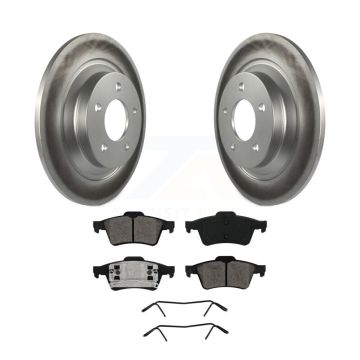 Rear Coated Disc Brake Rotors And Semi-Metallic Pads Kit For 2006 Mazda 5 To 02 06 KGS-101382