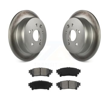 Rear Coated Disc Brake Rotors And Semi-Metallic Pads Kit For Lexus IS250 KGS-101390