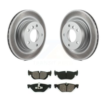 Rear Coated Disc Brake Rotors And Semi-Metallic Pads Kit For BMW 323i 328i 325i KGS-101391