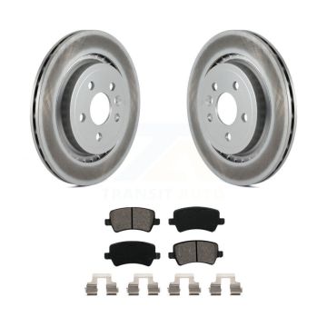 Rear Coated Disc Brake Rotors And Semi-Metallic Pads Kit For Volvo XC70 S60 V60 S80 V70 KGS-101416
