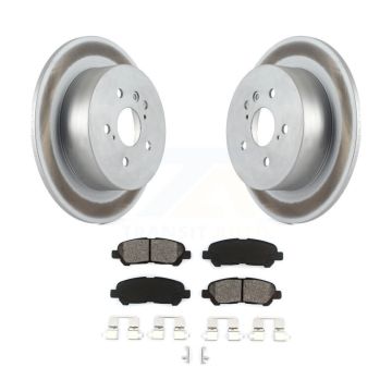 Rear Coated Disc Brake Rotors And Semi-Metallic Pads Kit For 2008-2013 Toyota Highlander KGS-101418