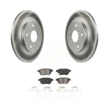 Rear Coat Brake Rotors Semi-Metallic Pad Kit For Toyota Matrix Pontiac Vibe Corolla iM xB KGS-101421