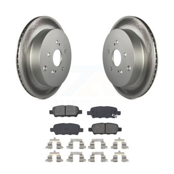 Rear Coated Disc Brake Rotors And Semi-Metallic Pad Kit For 2009-2013 Suzuki Grand Vitara KGS-101437