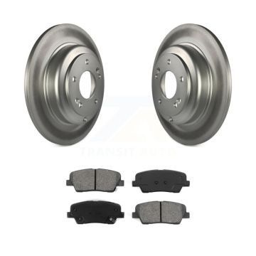 Rear Coated Disc Brake Rotors And Semi-Metallic Pads Kit For Hyundai Genesis Coupe KGS-101442