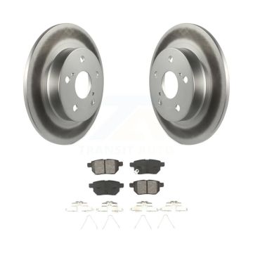 Rear Coated Disc Brake Rotors And Semi-Metallic Pads Kit For 2011-2016 Scion tC KGS-101454