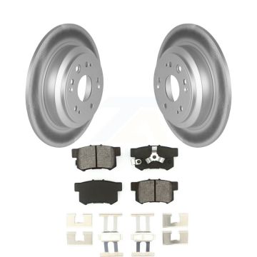 Rear Coated Disc Brake Rotors And Semi-Metallic Pads Kit For Honda Accord Crosstour KGS-101460
