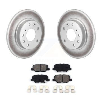 Rear Coated Disc Brake Rotors And Semi-Metallic Pads Kit For Mazda 3 Sport KGS-101482