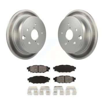 Rear Coated Disc Brake Rotors And Semi-Metallic Pads Kit For Subaru WRX KGS-101578