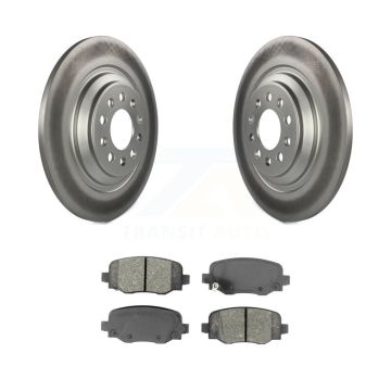 Rear Coated Disc Brake Rotors And Semi-Metallic Pads Kit For Jeep Cherokee KGS-101682