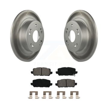 Rear Coated Disc Brake Rotors And Semi-Metallic Pads Kit For 2016-2022 Honda HR-V KGS-101683