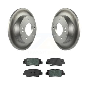 Rear Coated Disc Brake Rotor And Semi-Metallic Pad Kit For Hyundai Elantra Venue Kia Soul KGS-101687