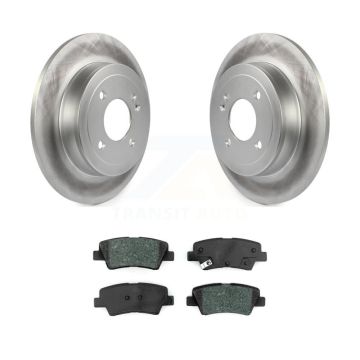Rear Coated Disc Brake Rotors And Semi-Metallic Pads Kit For Kia Rio Hyundai Accent KGS-101689