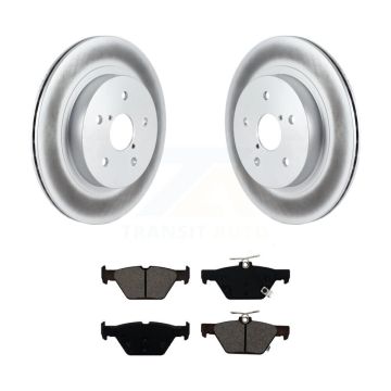 Rear Coated Disc Brake Rotors And Semi-Metallic Pads Kit For Subaru Outback WRX Legacy KGS-101696