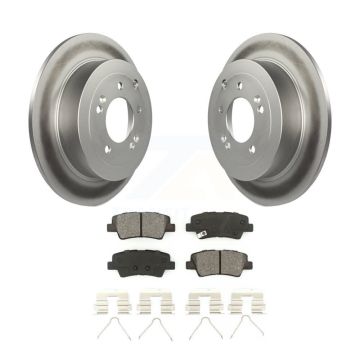 Rear Coated Disc Brake Rotors And Semi-Metallic Pads Kit For Hyundai Tucson Kia Sportage KGS-101697