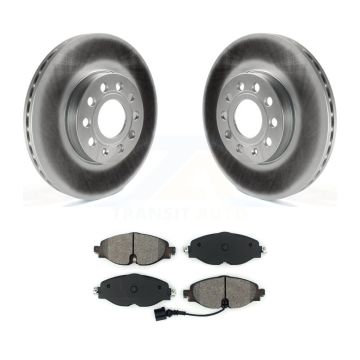Front Coat Brake Rotor Semi-Metallic Pad Kit For Volkswagen Golf Jetta SportWagen Taos A3 KGS-101767