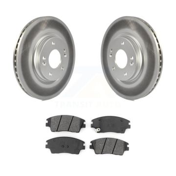 Front Coat Disc Brake Rotor Semi-Metallic Pad Kit For Hyundai Elantra Tucson Kia Sportage KGS-101770