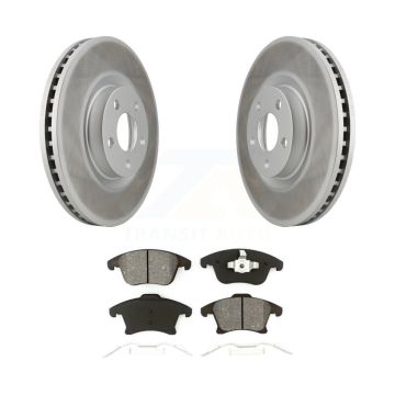 Front Coat Brake Rotor Semi-Metallic Pad Kit For Ford Police Responder Hybrid SSV Plug-In KGS-101786