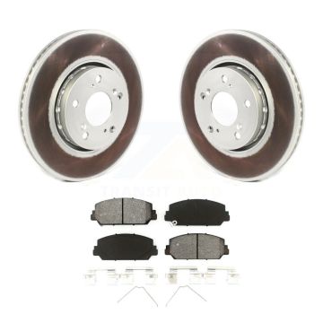 Front Coated Disc Brake Rotors And Semi-Metallic Pads Kit For Acura RLX KGS-101798