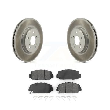 Front Coated Disc Brake Rotors And Semi-Metallic Pads Kit For Honda CR-V HR-V KGS-101807
