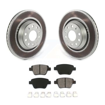 Rear Coated Disc Brake Rotor And Semi-Metallic Pad Kit For Volkswagen GTI Audi A3 Quattro KGS-101867