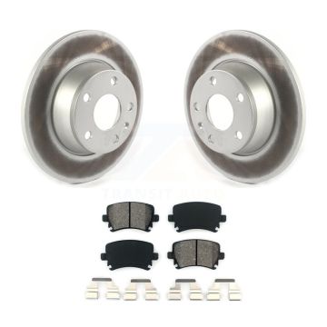 Rear Coated Disc Brake Rotors And Semi-Metallic Pads Kit For Audi TT Quattro KGS-101869
