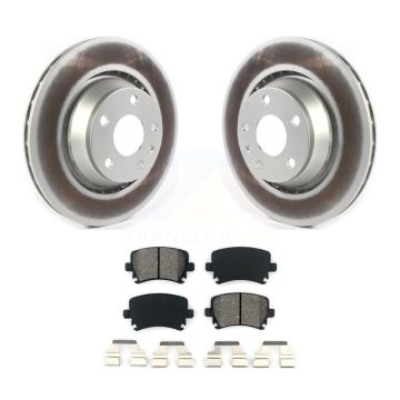 Rear Coated Disc Brake Rotors And Semi-Metallic Pads Kit For Audi TT Quattro TTS RS KGS-101871
