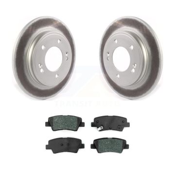 Rear Coated Disc Brake Rotor And Semi-Metallic Pad Kit For Hyundai Elantra Kia Niro Ioniq KGS-101873