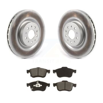 Front Coated Disc Brake Rotors And Semi-Metallic Pad Kit For 2015-2021 Ram ProMaster City KGS-101912