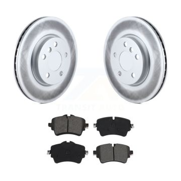 Front Coated Disc Brake Rotors And Semi-Metallic Pads Kit For Mini Cooper Clubman KGS-101931