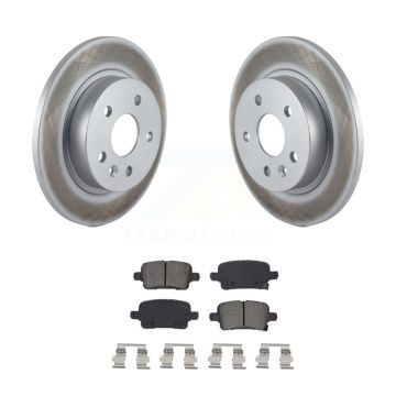 Rear Coated Disc Brake Rotors And Semi-Metallic Pads Kit For Chevrolet Cruze KGS-102004