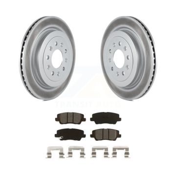 Rear Coated Disc Brake Rotors And Semi-Metallic Pads Kit For Cadillac ATS KGS-102006