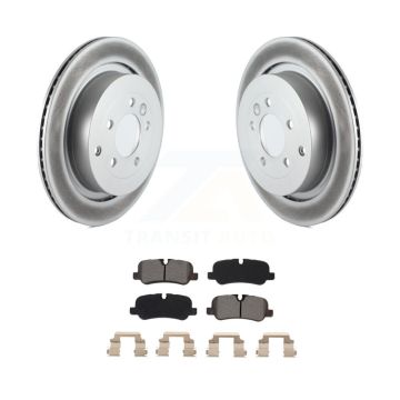 Rear Coated Disc Brake Rotor And Semi-Metallic Pad Kit For Land Rover Range Sport LR4 LR3 KGS-102014