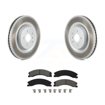 Rear Coated Brake Rotor & Semi-Metallic Pad Kit For 2012-2021 Nissan NV2500 NV3500 NV1500 KGS-102017
