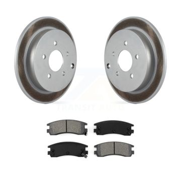 Rear Coat Brake Rotors Semi-Metallic Pad Kit For Buick Rendezvous Pontiac Montana Venture KGS-102046