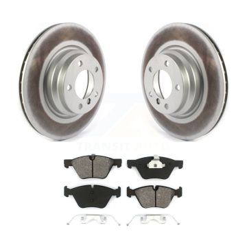 Front Coated Disc Brake Rotors And Semi-Metallic Pads Kit For BMW X1 330i 330xi KGS-102086