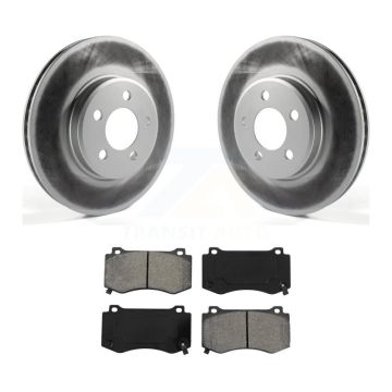 Front Coat Brake Rotor Semi-Metallic Pad Kit For 2019 Dodge Charger GT With Brembo Brakes KGS-102111