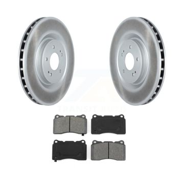 Front Coated Disc Brake Rotors And Semi-Metallic Pads Kit For Mitsubishi Lancer KGS-102130