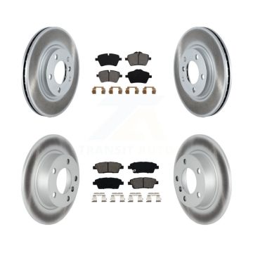 Front Rear Coat Disc Brake Rotor Semi-Metallic Pad Kit For Mini Cooper Countryman Paceman KGS-102139